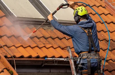 Démoussage et hydrofuge de toiture à Steene